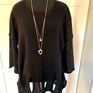 Joseph Ribkoff Black Sweater Plus size
